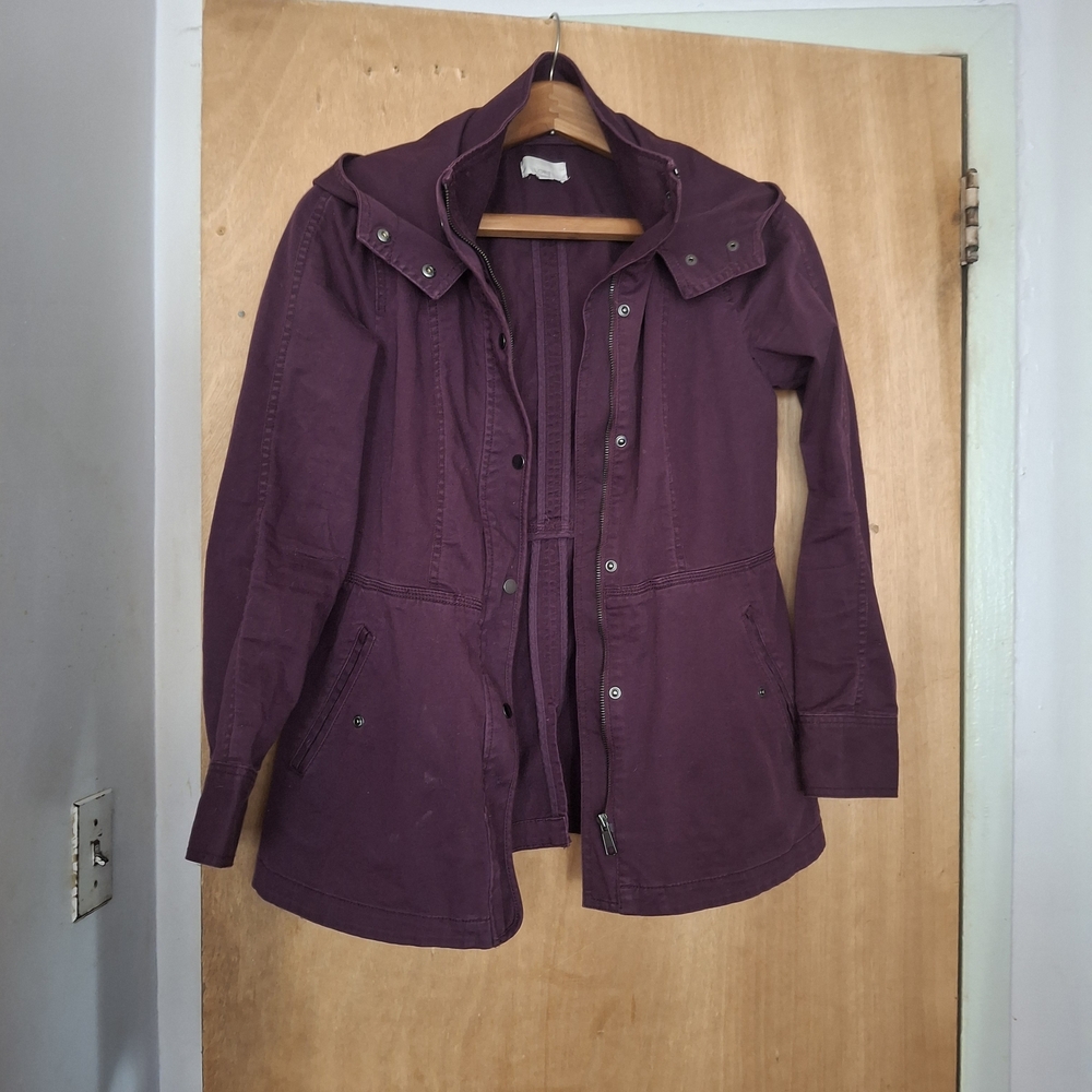 LOFT Women's Deep Purple Utility Jacket